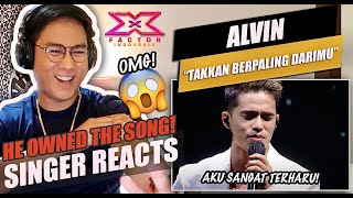 ALVIN - TAKKAN BERPALING DARIMU (Rossa) [X Factor Indonesia 2021] | SINGER REACTION