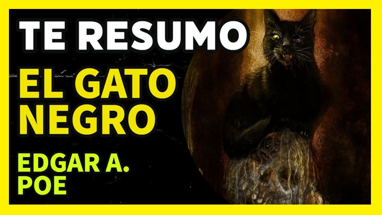 Te Resumo El gato negro de Edgar Allan Poe (Relato) - YouTube