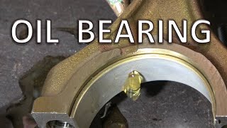 How works OIL Bearing in engine?