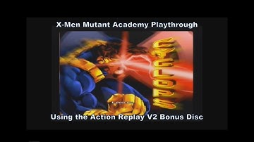 X-Men Mutant Academy 1 Cyclops Playthrough using the Action Replay V2 Ps2 Bonus Disc for Ps1 :D #Sub