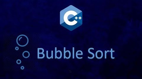 How to code Bubble Sort in C++