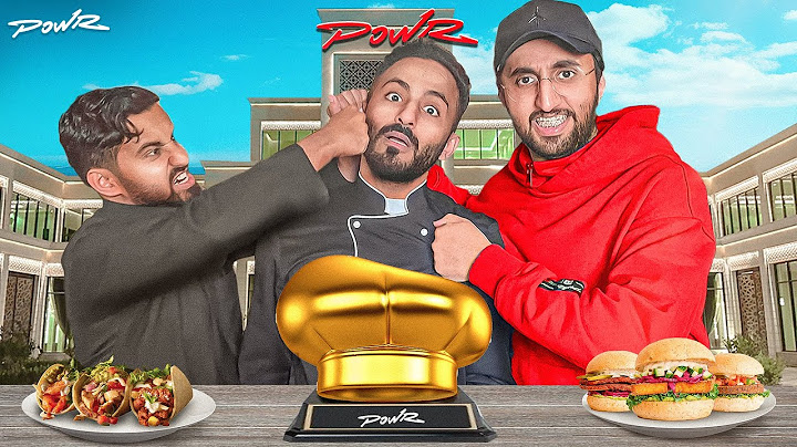 نهائي افضل طباخ في قصر باور ( ابراهيم ضد كمستكا  🧑‍🍳😍)