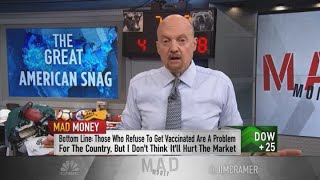 Jim Cramer: Covid delta variant unlikely to do 'that much damage' to stock market