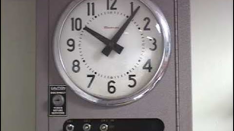 Simplex time clock control unit - Bell control system - School bell system