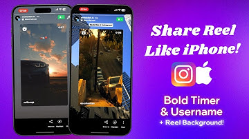 iOS Instagram | Share Reels Like iPhone without PNG 😍| iPhone Story on Android | Bold Timer Username