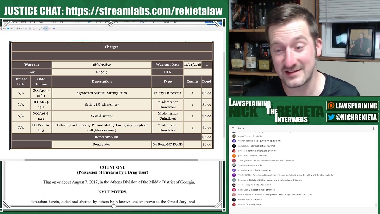 Assburger Segment On Rekieta Law Livestream