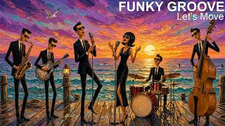 🌇 Funky Sunset Groove | Smooth Jazz Funk | Focus Music for Study, Work & Focus | Chill Beats