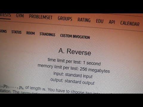 reverse codeforces solution round 771