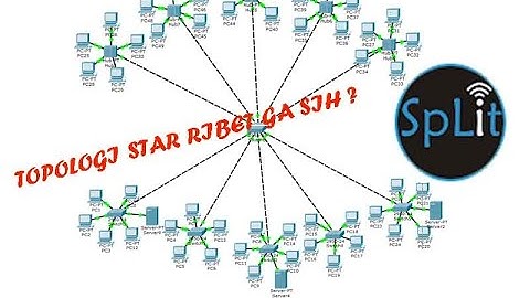 SpLit #13 Topologi Star Sederhana dengan Cisco Packet Tracer