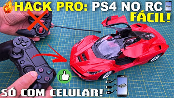 Como Usar Controle de PS4 Paralelo em Qualquer Carrinho de Controle Remoto, modo FÁCIL com ESP32