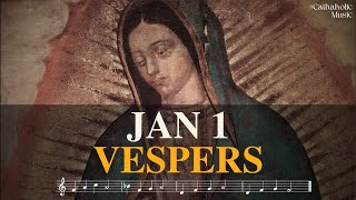 Jan 1 - Evening Prayer | Mother of God | Divine Office Vespers