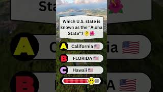 Only 1% Know This 😳 Which U.S. State Is The Aloha State? 🌺🇺🇸🔥