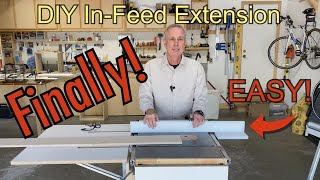 Easy DIY Table Saw Infeed Extension by Rmarvids 26,782 views 1 year ago 14 minutes, 17 seconds