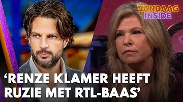 Tina Nijkamp vermoedt ruzie tussen Renze Klamer en RTL-baas Peter van der Vorst | VANDAAG INSIDE
