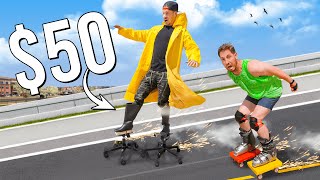 Ultimate Homemade Rollerblades Build Battle!