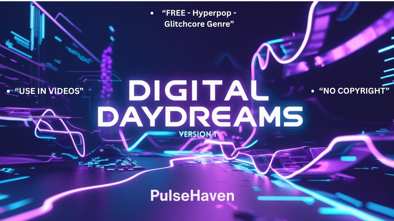 Digital Daydreams Version 1 | Hyperpop / Glitchcore | No Copyright Music | PulseHaven