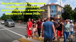 От Калараш к Тормахова. Цены в столовой "Окрошка"  Лазаревское 2023.🌴ЛАЗАРЕВСКОЕ СЕГОДНЯ🌴СОЧИ.