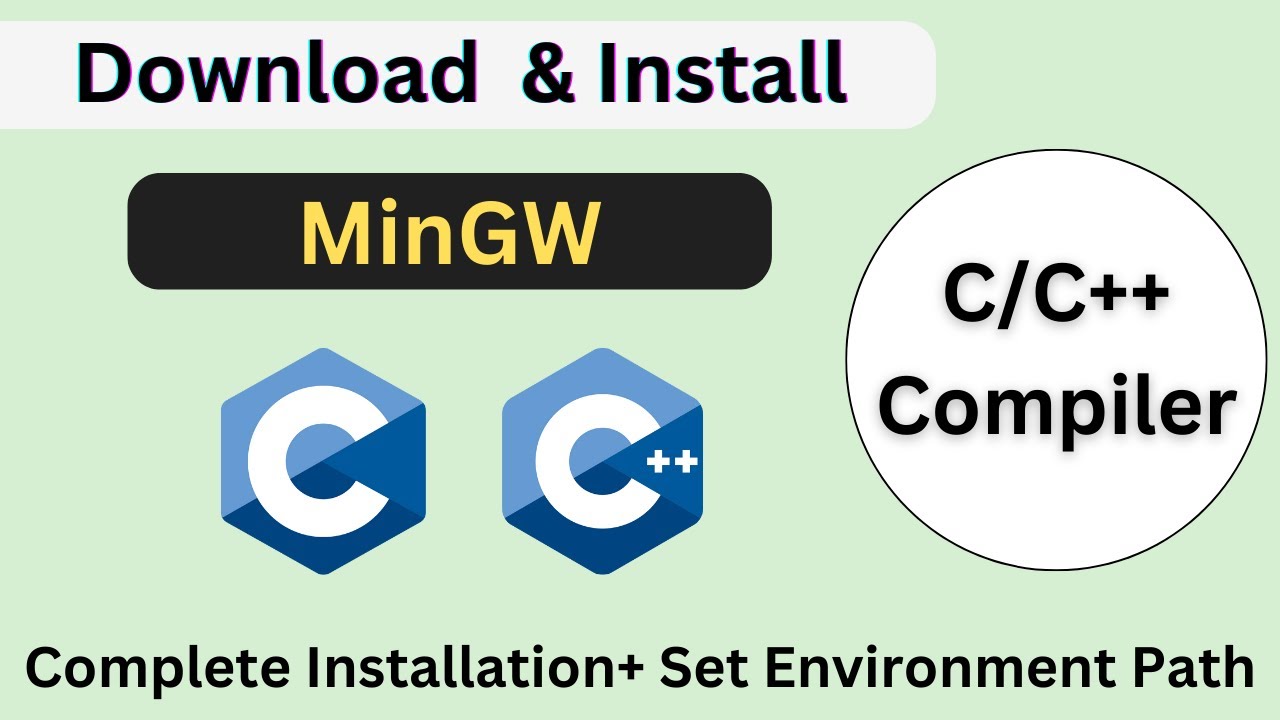 How to Install MinGW Compiler | Download and Install Mingw | - YouTube