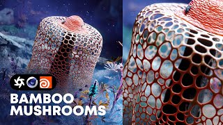 VORONOI MUSHROOMS | Houdini   Octane