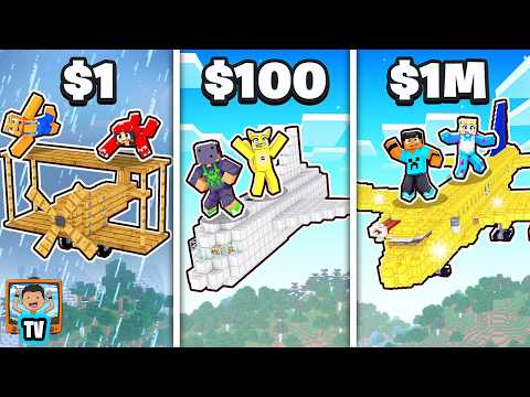 WE EVOLVED A PLANE FROM POOR TO MILLIONAIRE IN MINECRAFT