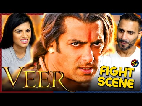 SALMAN KHAN has the fight of his life - VEER Movie Scene - Bollywood Movie Scene 