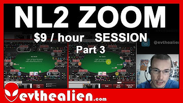 NL2 Zoom Microstakes Poker Session $9 per hour (Part 3) Final Video & Session Review