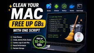 حرر مساحة تخزين كبيرة على جهاز Mac الخاص بك باستخدام سكربت تنظيف واحد screenshot 1