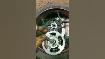 Suzuki Gixxer rear Spokit bearing change #shorts #ytshorts #fsmechanic