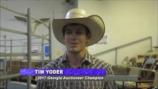 TIM YODER  World Class Auctioneer