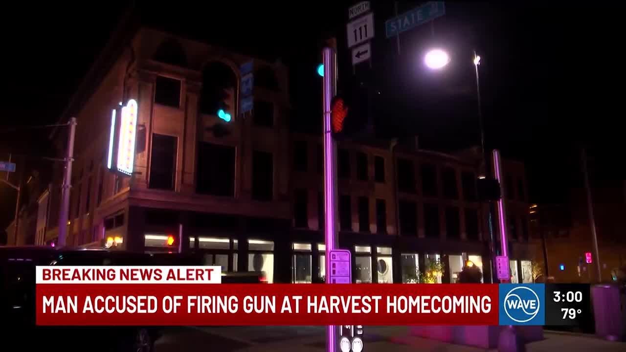 Man accused of firing gun at Harvest Homecoming - YouTube