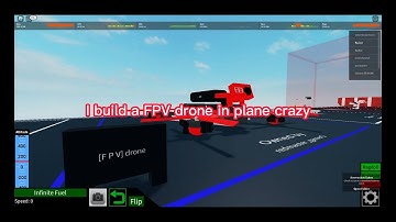 I build a FPV drone in plane crazy
