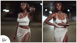 SHOOTING NIGHT PORTRAITS OUTDOORS & IN THE STREET | My Riskiest Photoshoot yet!