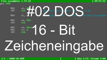 [#02] | DOS FASM Zeicheneingabe