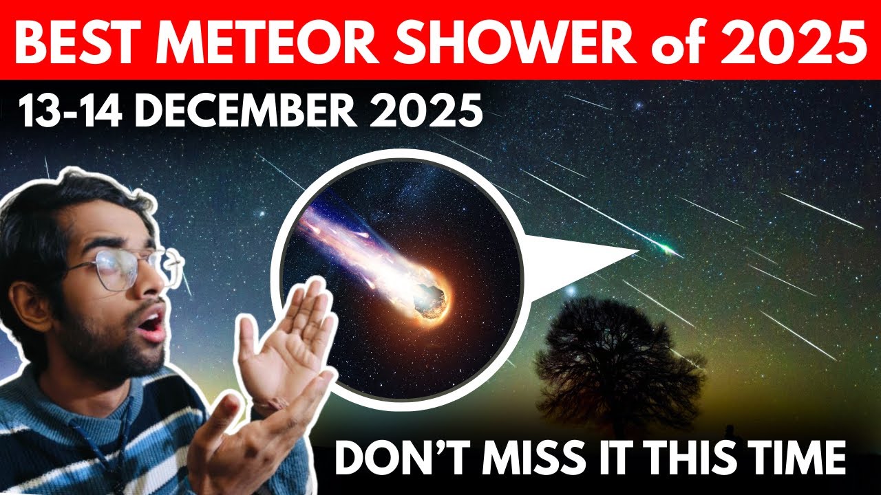 Geminid Meteor Shower Peak Timings Are FINALLY Here!!! How To See Geminids Meteor Shower From India?