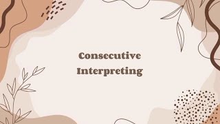 Consecutive Interpreting (English to Indonesian) *Final Project