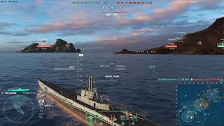 Американская подводная лодка Salmon.Морской бой-7.Игра World Of Warships
