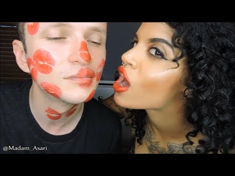 Lipstick Kisses On Face