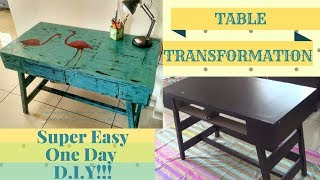 DIY - Super Easy Furniture Makeover with Chalk Paint!!! No Sanding!! No Priming required!!!