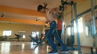 Chest Workout With 13 Year Old Bodybuilder.