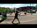 Angry protesters smash police vehicle in St. Paul, Minnesota