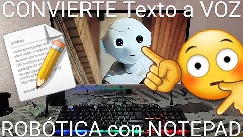 🆎👉🔊 Cómo CONVERTIR TEXTO en AUDIO con el BLOC de NOTAS FÁCIL y RÁPIDO