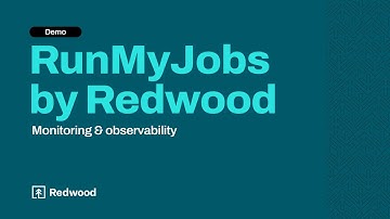 RunMyJobs monitoring and observability with Redwood Insights
