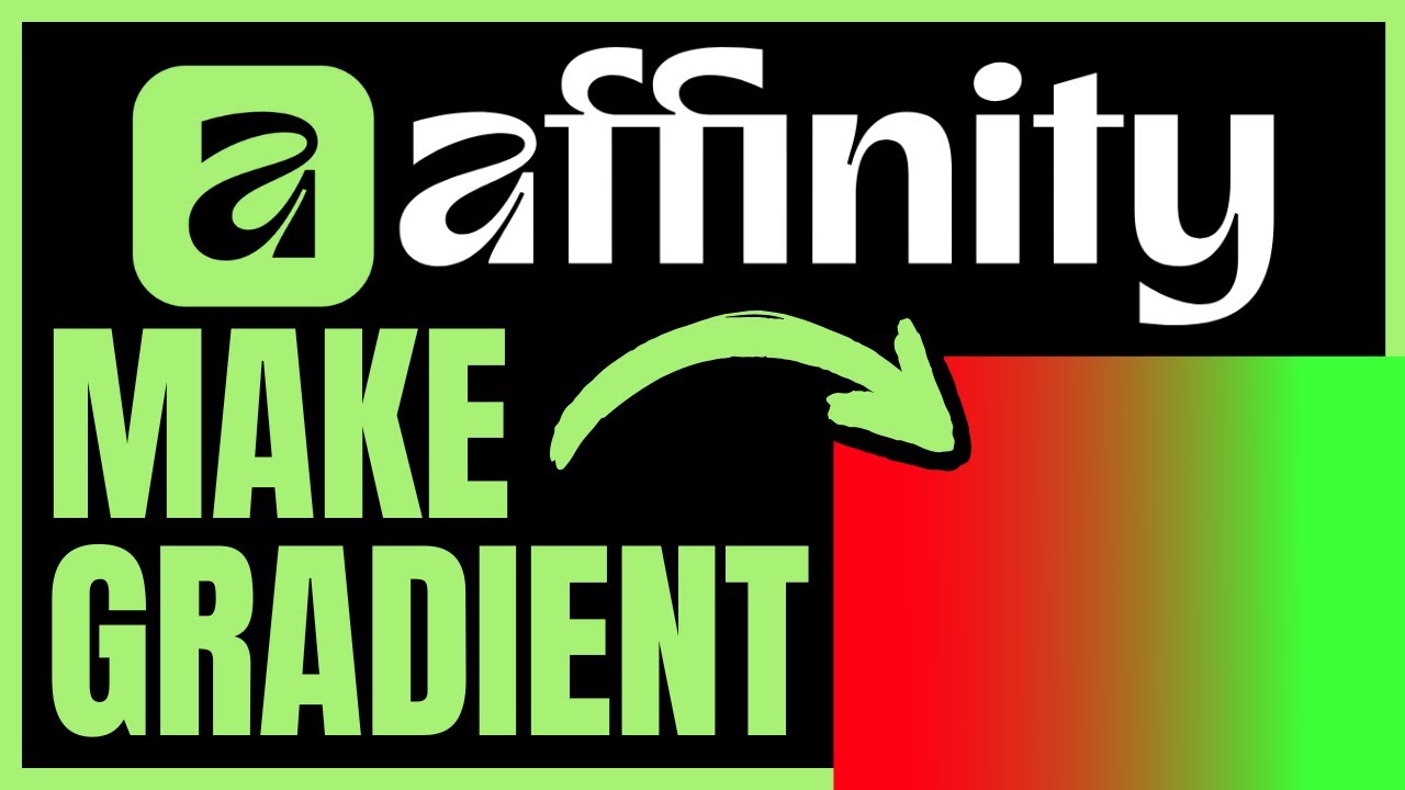 How To MAKE GRADIENT In Affinity Designer (QUICK & EASY) 2026 - YouTube