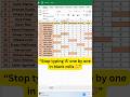 How to Fill All Blank Cells at Once in Excel (Ctrl + G Trick) 💥 #shortsviral #excelshorts #exceltips