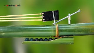 DIY bamboo slingshots