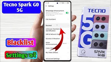 how to delete blacklist number in tecno spark go | tecno spark go blacklist setting