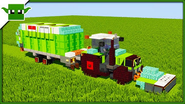 Minecraft Tractor | Bouwhandleiding