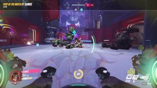 Overwatch - Quad kill D.Va Nuke - Thank you Reinhardt