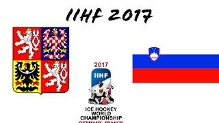 Čeko vs Slovinsko IIHF 2017 Skupina B