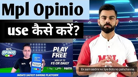 MPl Opinio Game Kaise Khele | MPL Opinion Se Paise Kaise Kamaye 2023 | #Mpl #MplOpinio